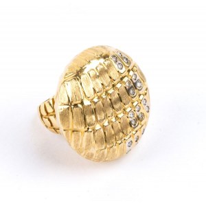 Bague en or avec diamant