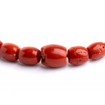 Collier corail méditerranéen en or