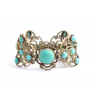 Bracelet en argent turquoise