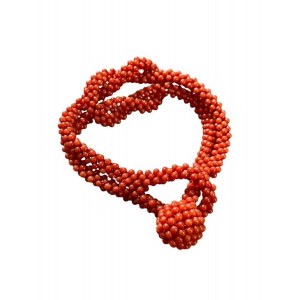 Mediterranean coral bracelet