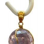 Pendentif en quartz et améthyste
