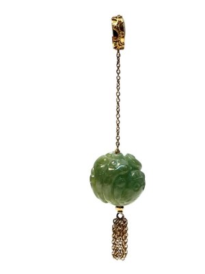 Jade gold pendant