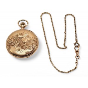 Gold pocket watch
