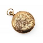 Gold pocket watch