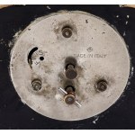 Italian solid silver table clock