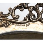Lot of 3 italian solid silver baskets