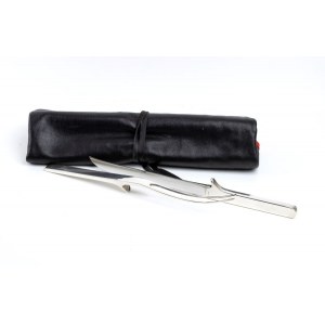 VICO MAGISTRETTI x CLETO MUNARI Couverts de barbecue en argent sterling