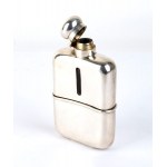 Porte-cartes et flasque en argent sterling