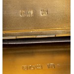 Porte-cartes et flasque en argent sterling