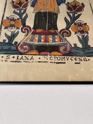 Drzeworyt Jan Nepomucen. Z teki drzeworytów ludowych zebranych i wydanych przez Zygmunta Łazarskiego, Warszawa 1921.