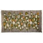 Kilim with floral motif