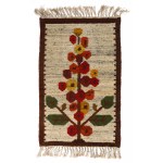 Kilim with floral motif
