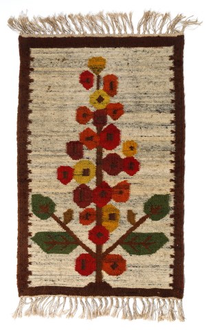 Kilim s květinovým motivem