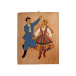 Dancing couple (in Piotrkow costume)