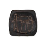 Decorative wooden platter
