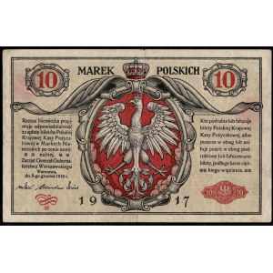 Poland. 1916 10 Marek Polskich biletow