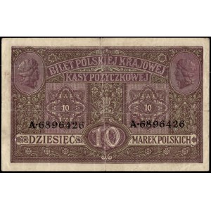Poland. 1916 10 Marek Polskich biletow