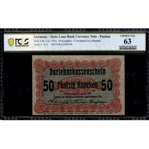 Poland. 1916 50 Kopek