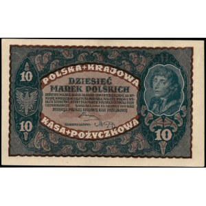Poland. 1919 10 Marek Polskich Prefix II seria BC