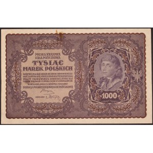 Poland. 1919 1000 Marek Polskich Prefix I serja A