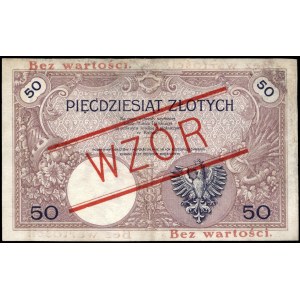 Poland. 1919 50 Zlotych Prefix A.26 WZOR