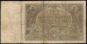 Polsko. 1926 10 Zlotých Předpona CW