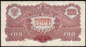Poland. 1944 100 Zlotych Prefix HY owe