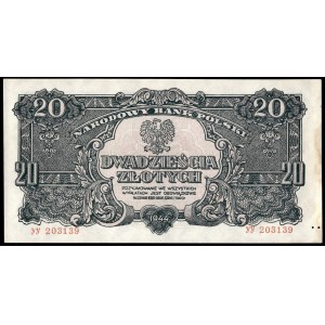 Poland. 1944 20 Zlotych Prefix YY owe
