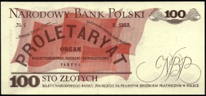 Polen. 1982 100 Zlotych Präfix KA