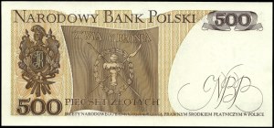 Poľsko. 1982 500 Zlotych Prefix GM ostatnia seria rocznika