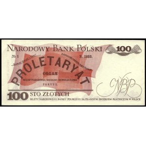Poland. 1986 100 Zlotych Prefix MN