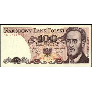 Poland. 1986 100 Zlotych Prefix NN
