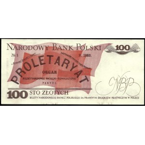 Poland. 1986 100 Zlotych Prefix NY