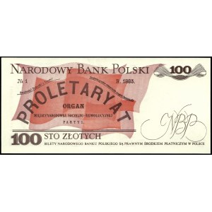 Poland. 1986 100 Zlotych Prefix PL