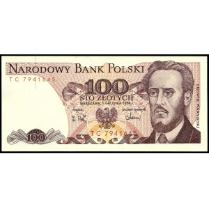 Poland. 1988 100 Zlotych Prefix TC