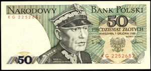 Poland. 1988 50 Zlotych Prefix KG