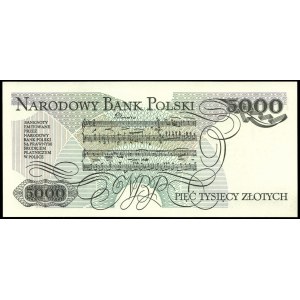 Poland. 1988 5000 Zlotych Prefix DT