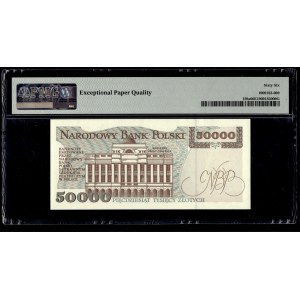 Poland. 1993 50000 Zlotych Prefix P