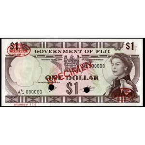 Fiji. 1 Dollar 1969 TDLR Specimen