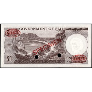 Fiji. 1 Dollar 1969 TDLR Specimen
