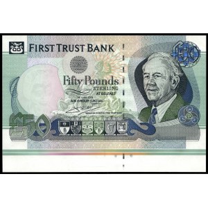 Ireland. First Trust Bank 50 Pounds 2009 PROOF W/ Selvage