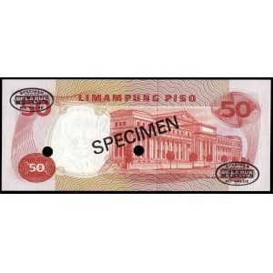 Philippines. 50 Piso 1970 TDLR Specimen