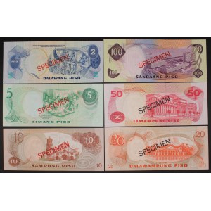Philippines. 6pcs set Specimen