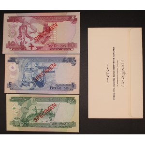 Solomon Islands. 3pcs set 1979 Specimen