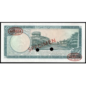 Somálsko. 10 Scellini 1966 TDLR Vzorka