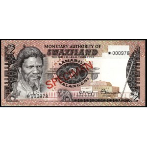 Swaziland 3pcs Set Specimen