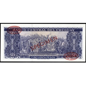 Uruguay. 50 Pesos 1967 TDLR Exemplar