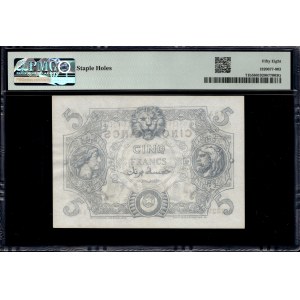 Algeria. 5 Francs 1921