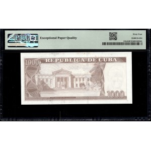 Cuba. 1000 Pesos 2023 Low S/N 672