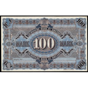 Germany. Saxony 100 Mark 1911